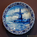 Decorative traditional windmill plate